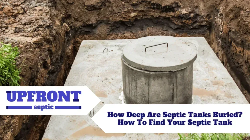 how deep are septic tanks buried