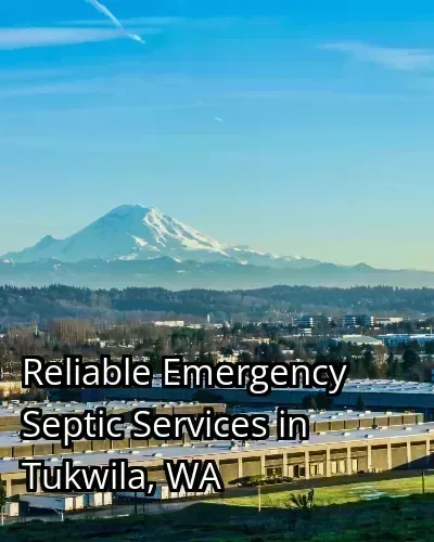 Reliable Emergency Septic Services in Tukwila, WA