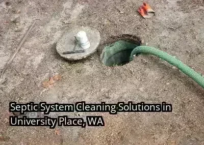 Septic System Cleaning Solutions in University Place, WA