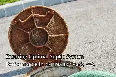 Ensuring Optimal Septic System Performance in Normandy Park, WA