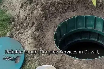 Reliable Septic Pumping Services in Duvall, WA