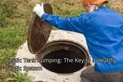 Septic Tank Pumping: The Key to a Healthy Septic System