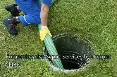 Comprehensive Septic Services by Upfront Septic