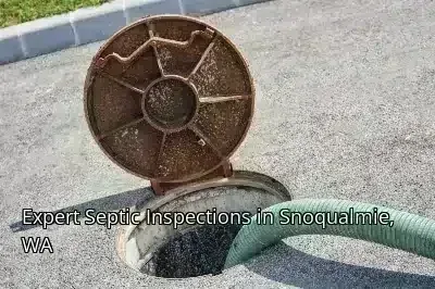 Expert Septic Inspections in Snoqualmie, WA