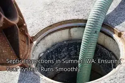 Septic Inspections in Sumner, WA: Ensuring Your System Runs Smoothly