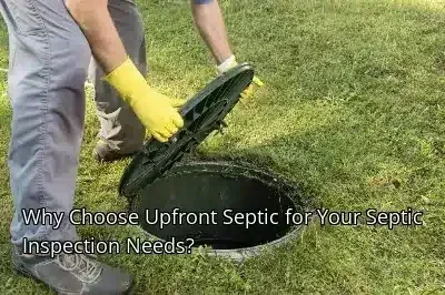 Why Choose Upfront Septic for Your Septic Inspection Needs?