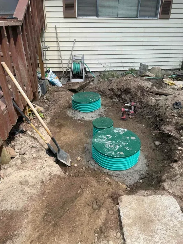 Septic System Excavation & Riser Installation Project in Redmond, WA