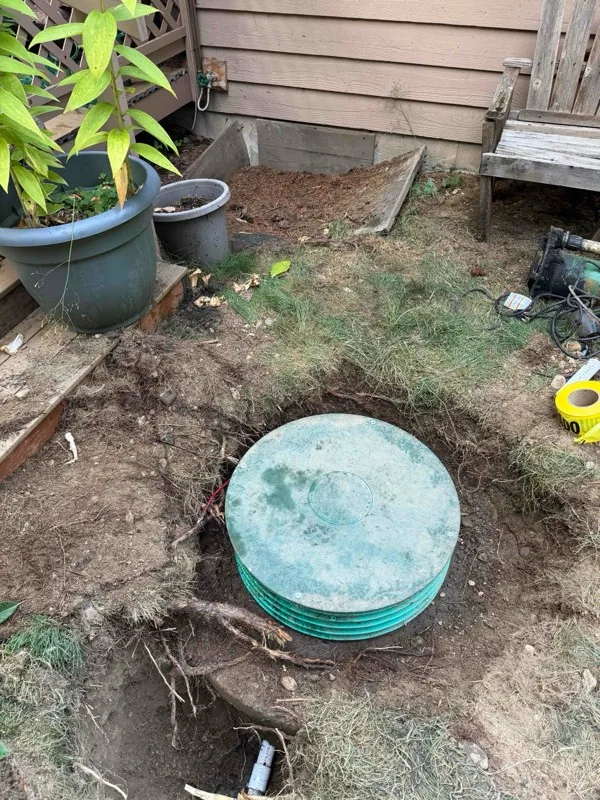 The lid seated back on the chamber once the new pump was in.