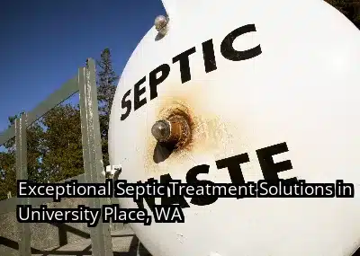 Exceptional Septic Treatment Solutions in University Place, WA