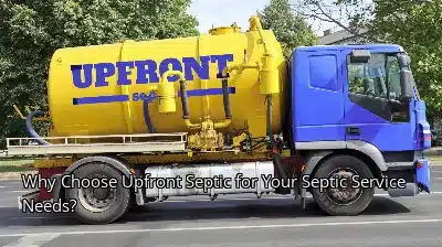 Why Choose Upfront Septic for Your Septic Service Needs? Why Choose Upfront Septic for Your Septic Service Needs?