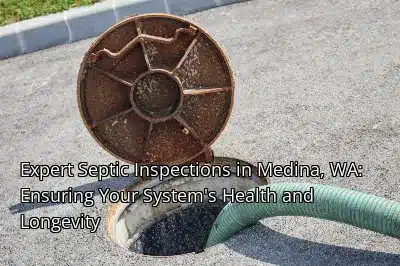 Expert Septic Inspections in Medina, WA: Ensuring Your System's Health and Longevity Expert Septic Inspections in Medina, WA: Ensuring Your System's Health and Longevity