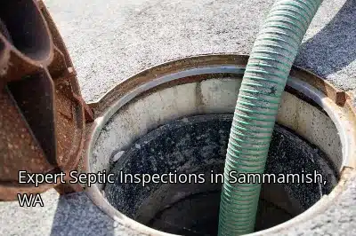 Expert Septic Inspections in Sammamish, WA Expert Septic Inspections in Sammamish, WA