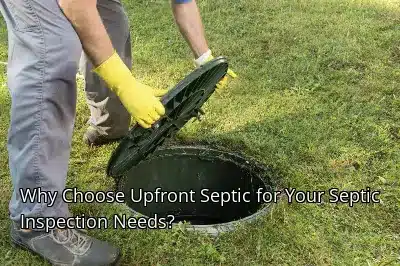 Why Choose Upfront Septic for Your Septic Inspection Needs? Why Choose Upfront Septic for Your Septic Inspection Needs?