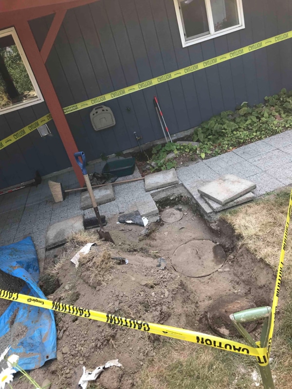 Septic System Inspection, Pumping & Excavation Project in Kent, WA
